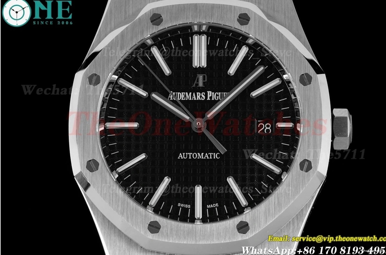 41mm SS Super Stk SA3120 SS Oak Black 15400 Royal Clone IPF 1210